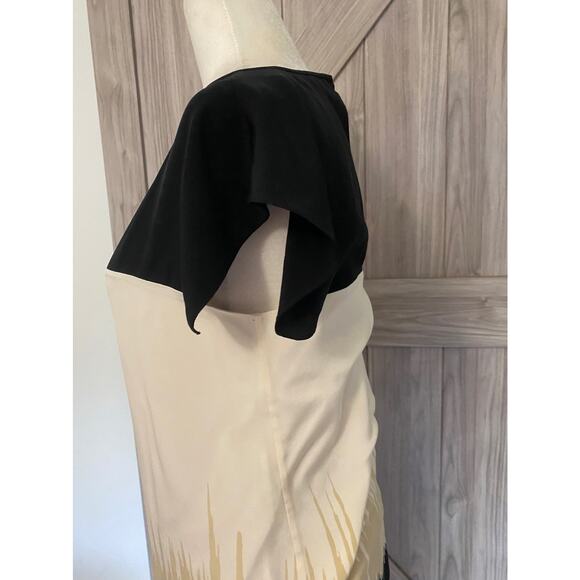 Tibi analog, print aline silk, easy dress size 4 - Picture 7 of 11